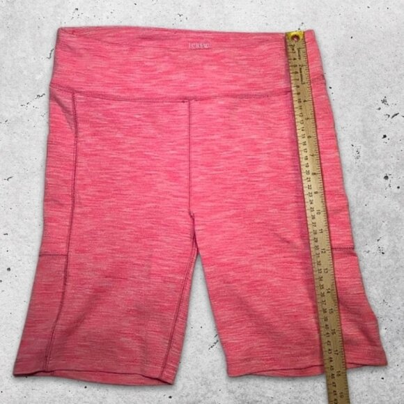 J.Crew Athletic Shorts Space-dyed Soft Stretchable Fabric Fitted Bold Pink L‎ - Picture 5 of 11